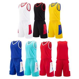 Uniformes de basket-ball pour hommes avec poches double face, kit d'entraînement, ensemble adulte et enfant, vêtements de sport avec numéro imprimé - Product Image 4