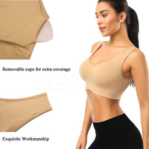 Soutien-gorge de sport sans couture pour femme de haute qualité, bretelles réglables, coussinets amovibles, tissu respirant en Spandex/Polyester, nouvelle arrivée - Product Image 5