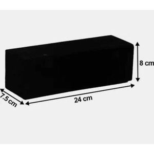 TISHYA DIAMOND Foldable Black Velvet Storage Organizer Multiple Compartments 16 Pair Capacity for Jewelry Small Items <b>Vanity</b> Box - Product Image 3