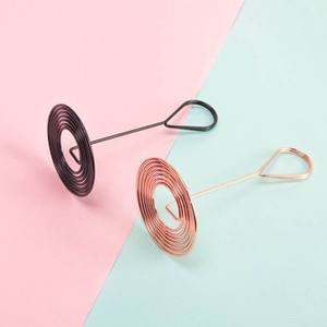 Minimalist <b>Gold</b> <b>Card</b> Stands for Wedding Display Unique Iron Wire Design Metal Stylist Tabletop Stand Finished with <b>Gold</b> Color - Product Image 6