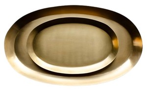 Bandeja de papelería de latón hecha a mano para uso elegante en el hogar y la fiesta bandeja de servicio - Product Image 5