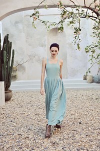 Bohemio Sexy con estilo personalizar tamaño y color Maxi vestidos asequibles en el mejor conjunto de ropa de mujer de fabricación de estampado de bloque de mano - Product Image 5
