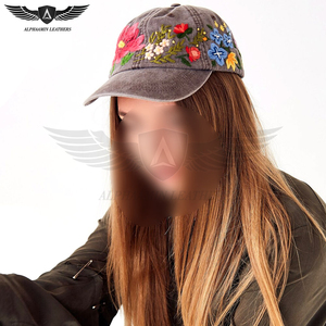 Gorro de Béisbol Bordado de Moda Urbana 2026, Diseño Floral Lateral, Correa Ajustable, Unisex, Casual, para Exteriores - Product Image 6
