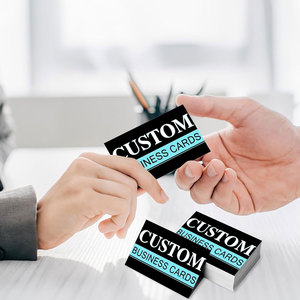 Tarjetas de Visita de Cartón Impermeables de 3.5" X 2" con Impresión Personalizada, Superficie en Relieve, Color y Diseño Personalizados - Venta al por Mayor - Product Image 6