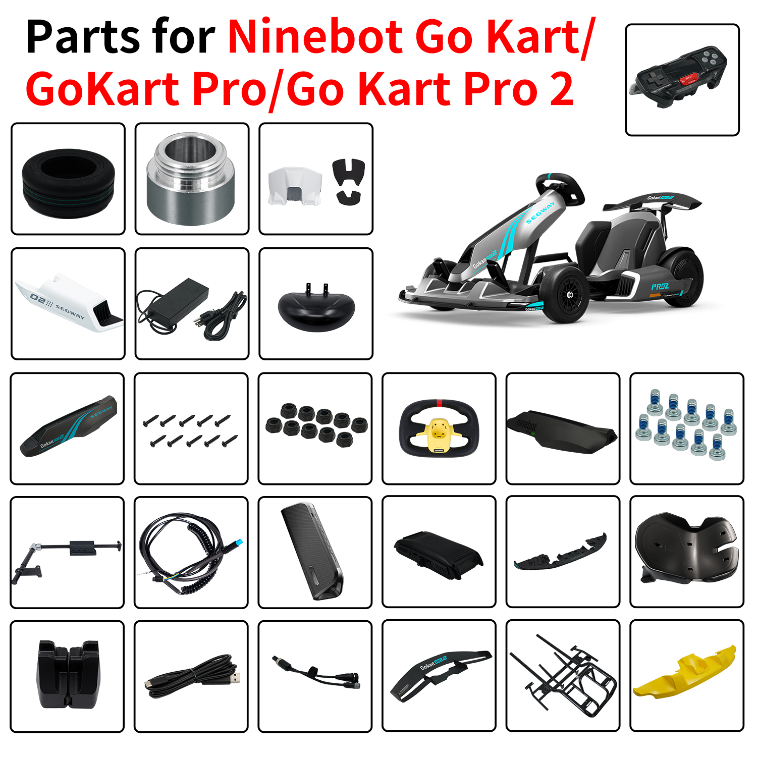 Pièces Détachées NINEBOT-SEGWAY – Electrik Shop