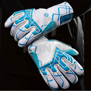 Guantes de portero de cuero con agarre completo | Guantes de fútbol de alto rendimiento con costuras fuertes y transpirabilidad - Product Image 6