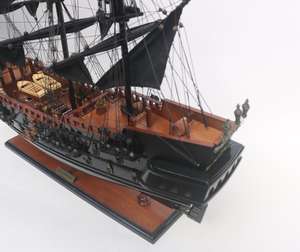 Blaack Pearrl modelo de madera barco náutico decoración del hogar cubierta de madera roja artesanía Gia Nhien Company Metal pintado técnica regalo - Product Image 3