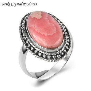 Anillo Ajustable con Incrustaciones de Piedras Preciosas Vintage Chapado en Oro Rosa, Joyería Unisex - Product Image 3