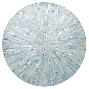 Set de table rond moderne en nacre, décoration de table de luxe, vaisselle de style côtier pour la maison et l'hôtel - Product Image 1