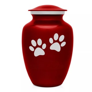 Urna de cenizas cremadas para mascotas de latón para perros, gatos, animales, diseño personalizado, urnas funerarias para mascotas grabadas de doble pata de Metal de latón de alta calidad - Product Image 4