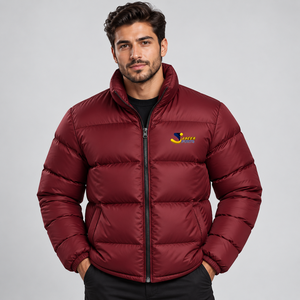 Chaqueta de Plumón Ligera de la Mejor Calidad para Hombre, Chaquetas Acolchadas Personalizadas al por Mayor, Resistentes al Viento, de Poliéster y Algodón para Exteriores - Product Image 1