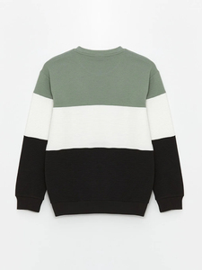 Sweat-shirt à manches longues en coton tricoté pour homme, coupe classique, 220g, écologique, automne-hiver - Product Image 2
