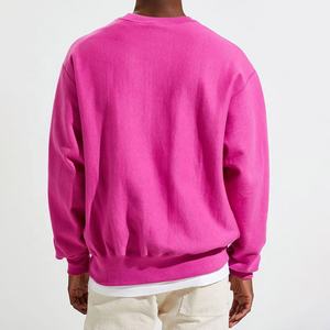 OEM-Sudadera de cuello redondo para hombre y mujer, de algodón 100%, con Logo personalizado, de gran tamaño - Product Image 4