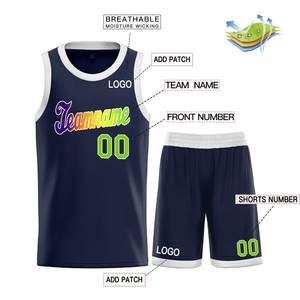 Ropa deportiva OEM personalizada, uniforme de baloncesto de último diseño, logotipo personalizado, uniforme de baloncesto de Color sólido, ropa al por mayor - Product Image 3