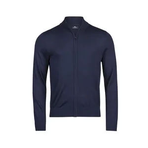 Sweat-shirts et sweats à capuche promotionnels en laine mérinos tricotée sur mesure avec fermeture éclair intégrale pour le merchandising - Product Image 4