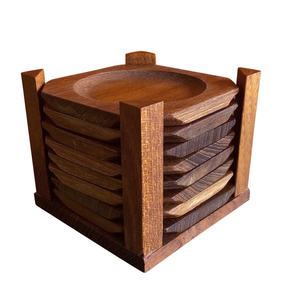 Top Selling <b>Wood</b> coaster for <b>Desktop</b> and Table Top Customized Color and Shape Handmade Coasters for Sale - Product Image 3