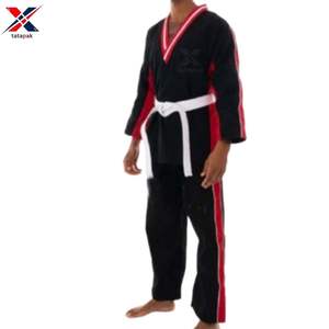 ชุดยูนิเซ็กซ์ บราซิลเลียนยิวยิตสู (BJJ) ผ้าโพลีเอสเตอร์ผสมคอตตอน สำหรับผู้ใหญ่ ยืดหยุ่น น้ำหนัก 380 กรัม ไม่หด ลายพิมพ์ดิจิทัล โลโก้ด้านหน้า ขายส่ง - Product Image 1