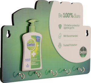 Porta Llaves de MDF Dettol de 5 mm, Diseño Exclusivo, Soporte para Colgar Llaves, Organizador de Llaves Personalizado Hecho a Mano, Precio Accesible - Product Image 5