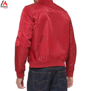 Chaqueta Bomber Vintage personalizable para hombre 250 GSM forro de nailon soporte cálido a prueba de viento chaqueta de invierno colores personalizados opciones OEM - Product Image 3