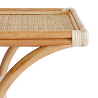 Nouvel arrivage de table basse en rotin fait à la main Table d'angle polyvalente porte-vase à fleurs meubles de salon contemporains