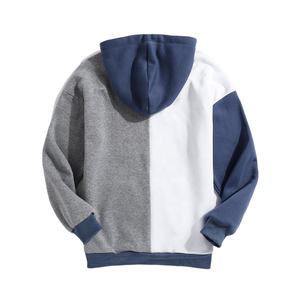 Vente en gros 100% coton sweat à capuche d'hiver pour hommes à manches longues respirant brodé motif solide personnalisé haut couleur col à capuche - Product Image 2