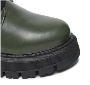 Bottines en cuir de qualité supérieure Bottes d'extérieur unisexes avec tige flexible et élégante - Product Image 3