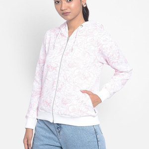 Tailles de sweat à capuche personnalisé pour femmes tissu tricoté grande taille sweat à capuche pour femmes pour dames - Product Image 3