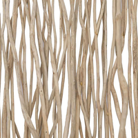 Paravent de style luxueux en teck massif avec un design artistique pour la décoration de jardin