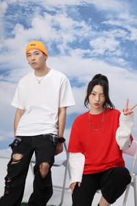 T-shirt de luxe 100% coton de haute qualité T-shirt Boxy unisexe avec logo imprimé personnalisé pour hommes - Product Image 5