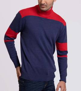 Pull en maille à col rond pour homme de haute qualité 100% coton, épais, chaud, hiver, manches longues, anti-boulochage, respirant - Product Image 5