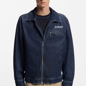 Chaqueta Vaquera de Alta Calidad para Hombre con Cierre de Cremallera para Compradores al por Mayor con Precio Económico, Diseño Elegante con Logotipo Personalizado, Estilo Casual - Product Image 1