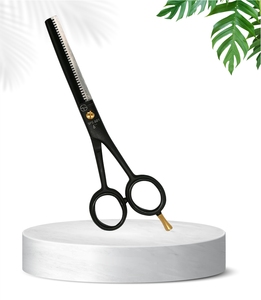 3Pro Professional Quality Black Barber <b>Hair</b> <b>Cutting</b> <b>Scissors</b> <b>for</b> Stylish <b>Hair</b> Shears set - Product Image 3