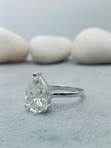 Anillo de tendencia Hip Hop de oro de 10K y 18K de lujo para hombre, Baguette redondeada de diamante Natural VVS para bodas, fiestas, disfraz de moda - Product Image 2