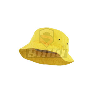 Barato plegable calidad grande liso boonie sombrero de algodón personalizado cubo sombreros con cuerda - Product Image 1