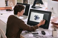 Tablette graphique Artist 24 Pro Gen 2 23,8 pouces Ultravision X3 Pro avec stylet, lamination complète, support réglable, 5080 LPI, 8192 niveaux de pression
