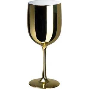 Verres à vin en plastique personnalisés DOROTA, style gobelet - Product Image 2