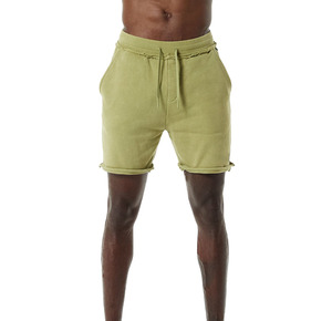 Pantalones cortos de secado rápido lavado ácido Vintage para hombre, 100% algodón, precio al por mayor, cintura media, patrón de logotipo personalizado, bolsillo de lona transpirable - Product Image 4