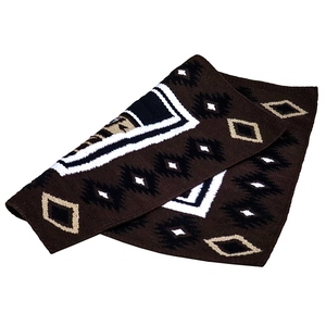 Western Show Horse Saddle Blanket Diseño de Nueva Zelanda Manta de sillín de lana hecha a mano Top Wool Saddle Pad Size - Product Image 6