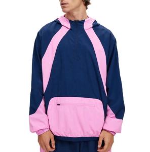 Prince Industry haute qualité hommes grande taille coupe-vent veste respirant pull fermeture éclair support chauffant deux tons usine - Product Image 1