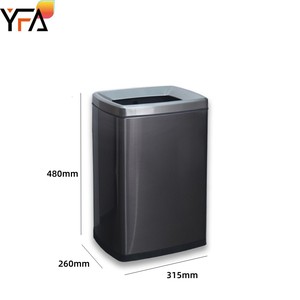 Cubos de <span class=keywords><strong>basura</strong></span> rectangulares Clasificación de metal personalizada <span class=keywords><strong>Cubo</strong></span> de <span class=keywords><strong>basura</strong></span> Compartimento Peel <span class=keywords><strong>Cubo</strong></span> de <span class=keywords><strong>basura</strong></span> de reciclaje - Product Image 4