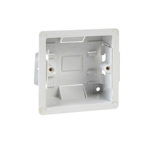 For SCHNEIDER ELECTRIC GDL1 Exclusive 1-Gang White Ceiling Dry Lining Box <b>Square</b> <b>Edge</b> White Moulded Wiring Accessory - Product Image 1