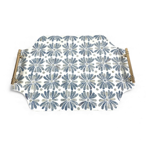 Plateau en nacre écologique avec poignée, plateau de service naturel, plateau en coquille pour un usage quotidien, fabriqué directement au Vietnam - Product Image 3