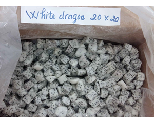 Fruta de dragón congelada IQF disponible en trozos pitaya roja Origen de Vietnam fruta de dragón congelada exportador de fruta de dragón congelada - Product Image 5