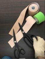 Ciseaux de kinésiologie antiadhésifs de 8.5 pouces Taiwan fabriqués à bord lisse 420 J2 ciseaux Laser en acier inoxydable broderie bricolage cisaillement