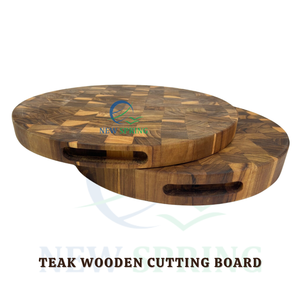 Planche à découper en bois de teck de grain d'extrémité de haute qualité bloc à découper de qualité supérieure fait à la main directement du Vietnam - Product Image 2