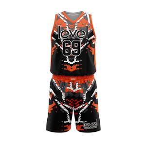 Offre Spéciale nouveau Design basket-ball uniforme ensemble Logo personnalisé 100% Polyester unisexe adulte respirant usine directe meilleure qualité - Product Image 1