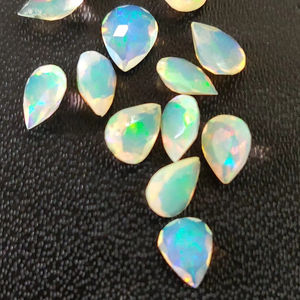 Corte de pera de ópalo etíope Natural 3x5mm facetado-suelto ópalo etíope pera corte piedra preciosa excelente calidad multifuego - Product Image 1