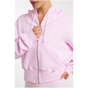 Sweats à capuche pour femmes d'hiver à épaules tombantes Logo avant 100% coton polaire Respirant et coupe-vent Prix bas sweats à capuche pour femmes en vente - Product Image 2