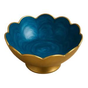 Bol à dattes élégant en laiton - Fait à la main, compatible lave-vaisselle, couleurs personnalisables, logo, luxe moderne, mélange de fruits pour la tradition islamique - Product Image 2