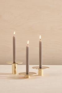 Porte-bougie en métal minimaliste contemporain, avec des lignes élégantes et nettes, pour un style de maison moderne - Product Image 5